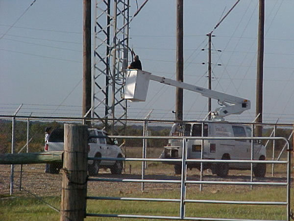 OPGW work performed in 2006 for KAMO POWER in Oklahoma.